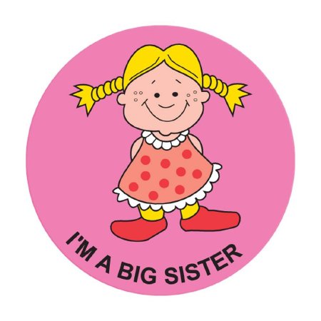 Picture of pdc® 250 per Unit I'm A Big Sister Sticker59707289
