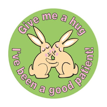 Picture of pdc® 250 per Unit Give Me A Hug I've Been a Good Patient Sticker59708880