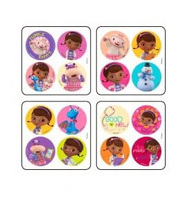 Picture of Disney® 300 per Unit Doc McStuffins MiniBadges Sticker2498