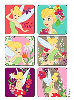 Picture of Disney® 75 per Unit Tinker Bell Sticker1654P