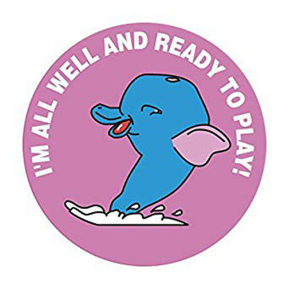 Picture of pdc® 250 per Unit I'm Well and Ready Sticker59705251