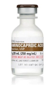Picture of Aminocaproic Acid, Preservative Free 250 mg / mL Injection Single Dose Vial 20 mL00409434673