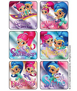 Picture of Kids Love Stickers® 75 per Unit Shimmer and Shine Genies Divine Foil Sticker1618