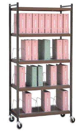 Picture of Binder/ Chart Rack Big Beam® Omnicart™ 3 Ring Brown 32 Chart Side Opening261228-BG