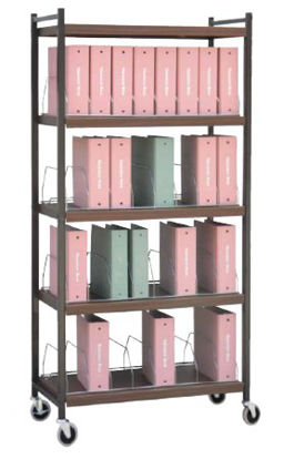 Picture of Binder/ Chart Rack Big Beam® Omnicart™ 3 Ring Brown 32 Chart Side Opening261228-BG