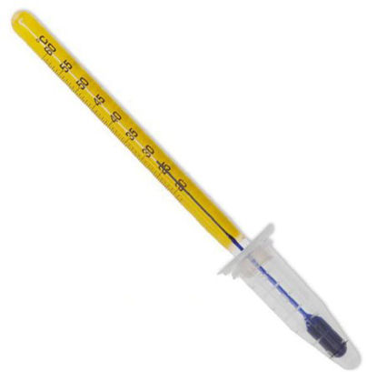 Picture of Liquid-in-Glass Thermometer Celsius 18° to 60°C Partial Immersion Does Not Require Power1688