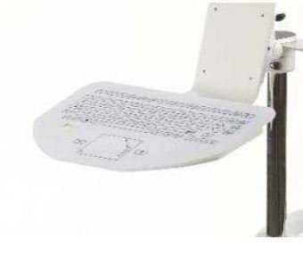 Picture of Keyboard and Tray For use with the VitaScan Mobile Cart and the VitaScan LT Bladder Scanne AntimicrobialVUSKBKC