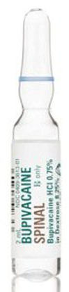 Picture of Bupivacaine Spinal® Bupivacaine HCl / Dextrose, Preservative Free 0.75%, 7.5 mg / mL Injection Ampule 2 mL00409361301