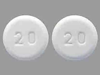 Picture of Aripiprazole 20 mg Tablet Bottle 30 Tablets13668022030