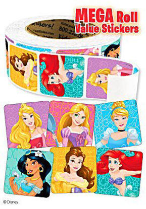 Picture of Disney® 1000 per Unit Princesses Mega StickerVL104X