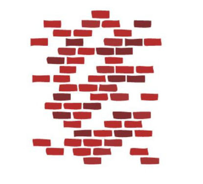 Picture of Clinton Kids® 1 Each Brick Wall Picture Sticker02-CC