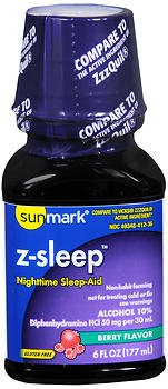 Picture of Sleep Aid sunmark® 6 oz. Liquid 50 mg / 30 mL Strength49348041236
