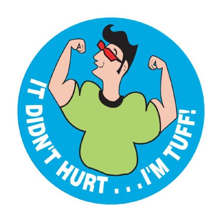 Picture of pdc® 250 per Unit It Didn’t Hurt Sticker59708860