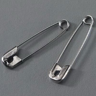 Picture of Safety Pin Number 1 Stainless Steel Sterile96-8105