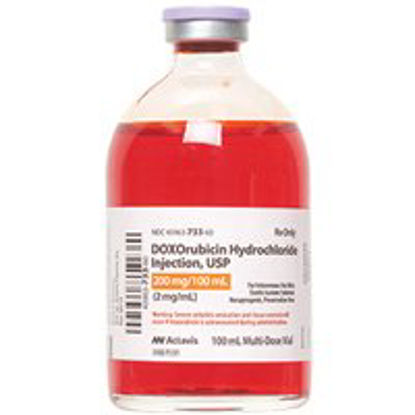 Picture of Doxorubicin HCl, Preservative Free 2 mg / mL Injection Multiple Dose Vial 100 mL45963073360