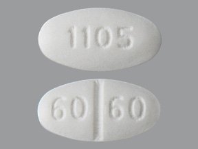 Picture of Isosorbide Mononitrate 60 mg Tablet Bottle 100 Tablets13668010501