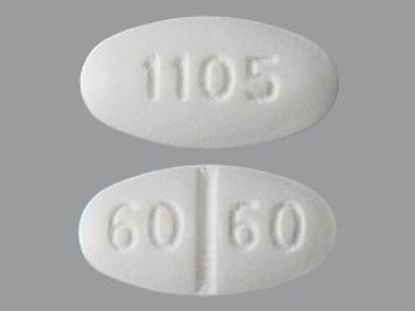 Picture of Isosorbide Mononitrate 60 mg Tablet Bottle 100 Tablets13668010501