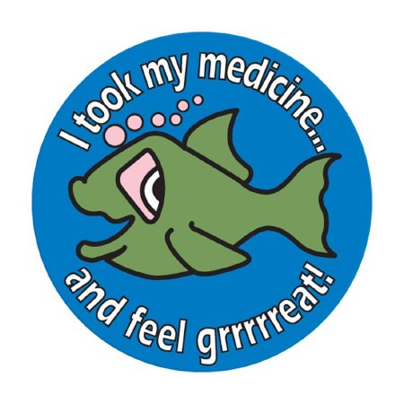 Picture of pdc® 250 per Unit I Took My Medicine and I Feel Great Sticker59708914
