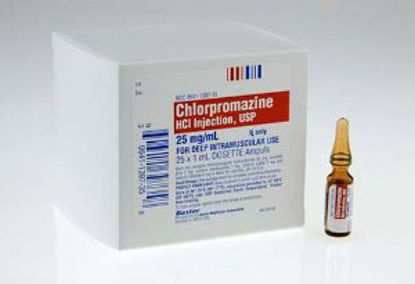 Picture of Chlorpromazine HCl 25 mg / mL Injection Ampule 1 mL00641139735