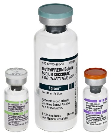 Picture of Methylprednisolone Sodium Succinate 40 mg Injection Single Dose Vial 3 mL63323025503
