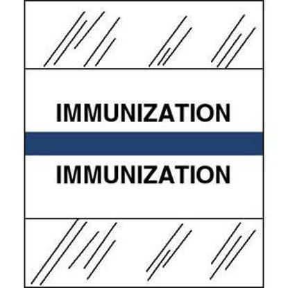 Picture of Index Tab 1/2 X 1-1/4 Inch Immunization54558