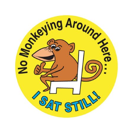 Picture of pdc® 250 per Unit No Monkeying Around Sticker59708869