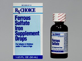 Picture of Mineral Supplement Iron 15mg / 5 mL Strength Oral Drops 50 mL Unflavored50383062750