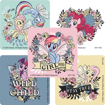 Picture of SmileMakers® 100 per Unit My Little Pony Fairy Forest Sticker 2-1/2 InchST1759B