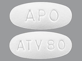 Picture of Atorvastatin Calcium 80 mg Tablet 20 Tablets50268009612