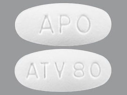 Picture of Atorvastatin Calcium 80 mg Tablet 20 Tablets50268009612