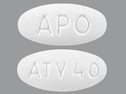 Picture of Atorvastatin Calcium 40 mg Tablet 50 Tablets50268009515