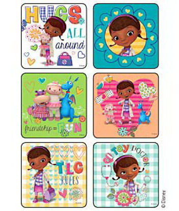 Picture of Disney® 75 per Unit Doc McStuffins Glitter Sticker1631