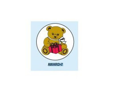 Picture of 150 per Unit Teddy Bear StickerAWARD-7