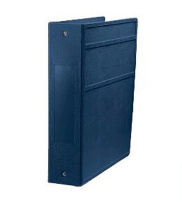 Picture of Binder Carstens® 3 Ring Navy Blue 400 Sheets Side Opening1749-3R