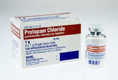 Picture of Protopam Chloride* Pralidoxime Chloride 1 Gram Injection Single Dose Vial 20 mL60977014101