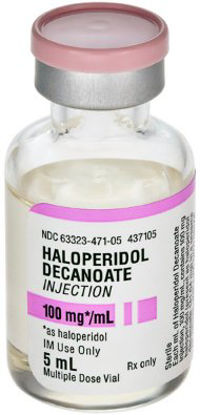 Picture of Haloperidol Decanoate 100 mg / mL Injection Multiple Dose Vial 5 mL63323047105