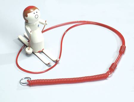 Picture of Lanyard Blue, Green, Neon Pink, Red and White1510R