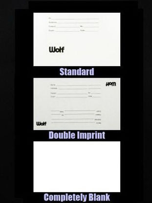 Picture of ID Card Personalized Double Imprint 3 X 5 Inch15151