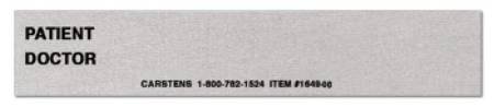 Picture of Identification Card Medsav Solutions®1649-08
