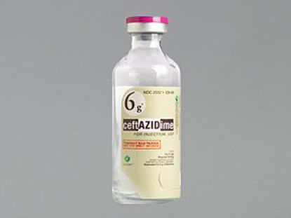 Picture of Ceftazidime Pentahydrate, Preservative Free 6 Gram Injection Pharmacy Bulk Vial25021012999
