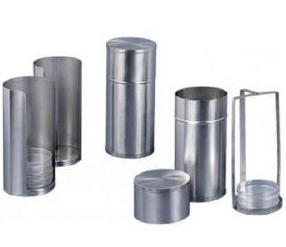 Picture of Petri Dish Canister 10.8 cm Diameter X 22.8 cm Height For Sterilization and Storage1370S