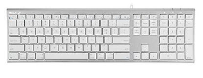 Picture of Ultra Slim Key Board Macally For use With Mac, PC Scissor-KeyUG-1970542