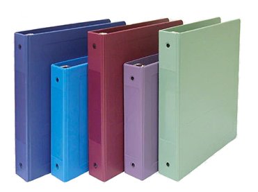 Picture of Binder 3 Ring Seaform Green 375 Sheets Side Opening205007--SF