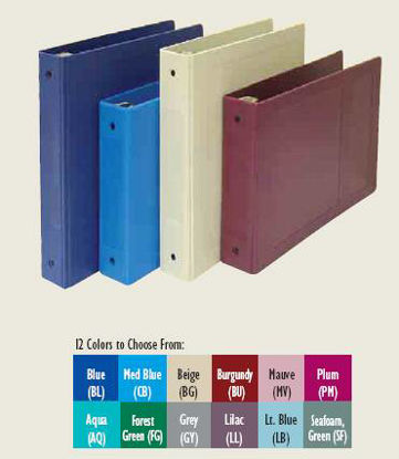 Picture of Binder 3 Ring Burgundy 300 Sheets Side Opening205009-BU