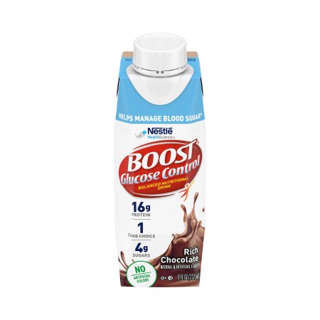 Picture of Oral Supplement Boost Glucose Control® Rich Chocolate Flavor Ready to Use 8 oz. Carton00043900116426