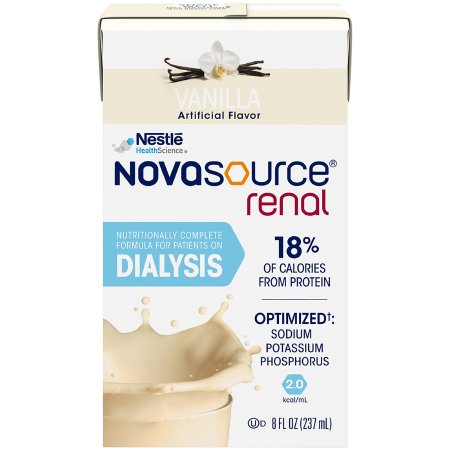 Picture of Oral Supplement / Tube Feeding Formula Novasource® Renal Vanilla Flavor Ready to Use 8 oz. Carton35110000