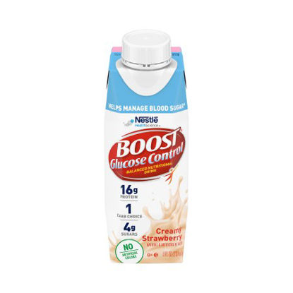 Picture of Oral Supplement Boost Glucose Control® Creamy Strawberry Flavor Ready to Use 8 oz. Carton00043900286808