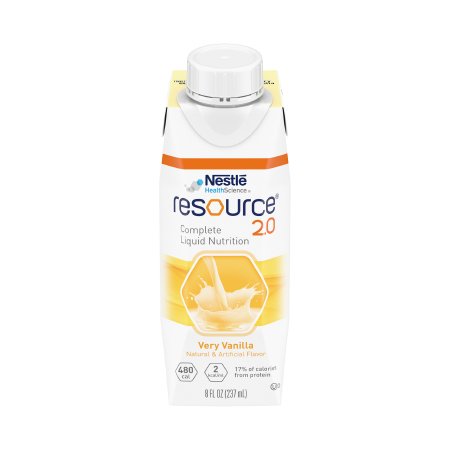 Picture of Oral Supplement Resource® 2.0 Very Vanilla Flavor Ready to Use 8 oz. Carton00043900151670