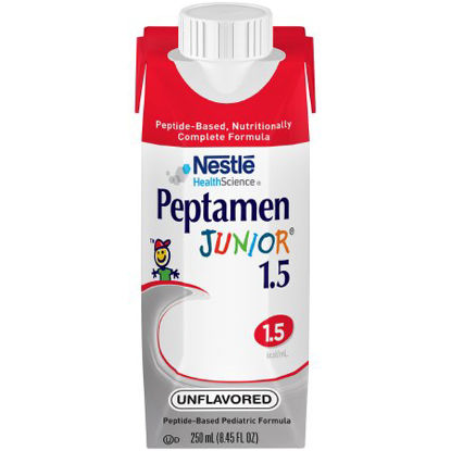 Picture of Pediatric Tube Feeding Formula Peptamen Junior® 1.5 8.45 oz. Carton Ready to Use Unflavored Ages 1-13 Years00798716173636