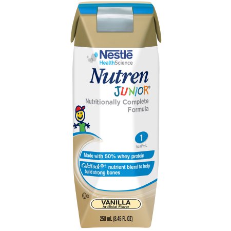 Picture of Pediatric Oral Supplement / Tube Feeding Formula Nutren® Junior Vanilla Flavor 8.45 oz. Tetra Prisma® Ready to Use9871616062